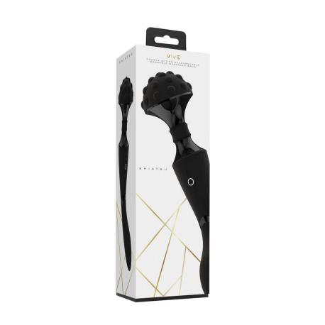 Shiatsu - Bendable Massager Wand - Black