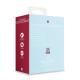Three-In-One Liquid Silicone Vibrator - Breezy Blue
