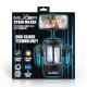 Cyber Milker - Stroking and Vibrating Masturbator with Phone Holder - Tranparent Black
