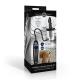 Rosebud Driller Deluxe Set - Vibrating Silicone Rosebud Pump - Transparent