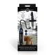 Rosebud Driller Deluxe Set - Vibrating Silicone Rosebud Pump - Transparent