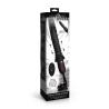 Ultimate Power Pounder - Vibrating and Thrusting Silicone Dildo with Remote Control - Black