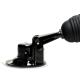 Ultimate Power Pounder - Vibrating and Thrusting Silicone Dildo with Remote Control - Black