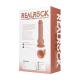 Vibrating and Thrusting Straight Cock with Balls - 8 20,5 cm - Tan