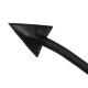 Silicone Anal Plug Devil s Tail - Black Red