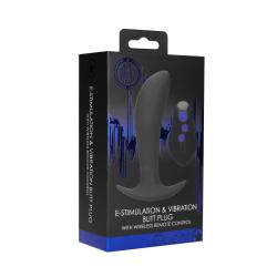 E-stim Vibrating Butt Plug