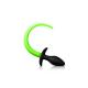 Puppy Tail Plug - Glow in the Dark