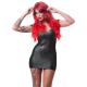 Wig red wavy long