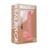 Dual Density Silicone Realistic Vibrating Thrusting Dildo with Balls - 8 20,3 cm - Flesh