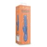 Warming Rotating Beads and Thrusting Rabbit Vibrator - Blue Nova