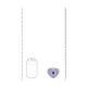 Luvie - Heart-shaped AirTap Vibrator - Lavender