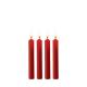 Teasing Wax Candles - 4 Pieces - Red