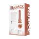 Vibrating and Thrusting Straight Cock with Balls - 8 20,5 cm - Tan