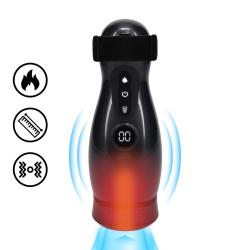 Virtuo - Suction and Vibration Masturbator Pump with Phone Attachment - Gun Metal