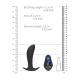 E-stim Vibrating Butt Plug