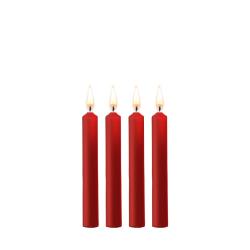 Teasing Wax Candles - 4 Pieces - Red