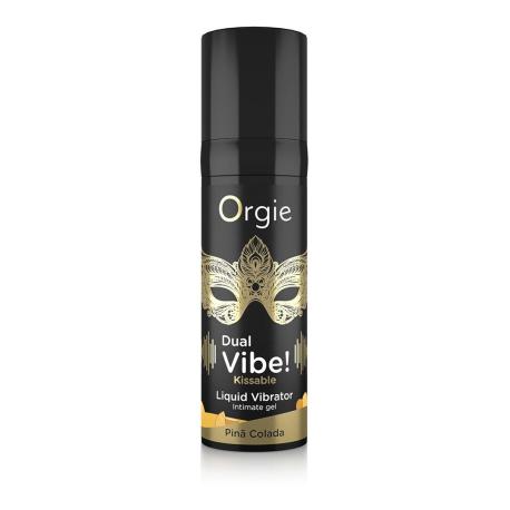 Dual Vibe! Kissable Liquid Vibrator - Pina Colada - 0.5 fl oz 15 ml