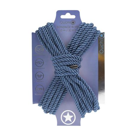 Polyester Bondage Rope - 32.8 ft 10 m - Navy Blue