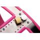 Stainless Steel Adjustable Female Chastity Belt - Pink