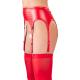 Suspender Belt Red L XL