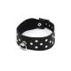 Rimba - Collar. 4 cm. wide. decorated with rivets