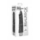 8 20 cm Realistic Vibrating Dildo - Black