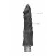 8 20 cm Realistic Vibrating Dildo - Black