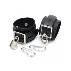 Rimba - Arm cuffs with padlocks and 2 carabine hooks