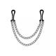 Rimba - Nipple clamps plastic with double chain