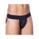 Rimba - Leather Jock StrapBackless String with wide elastic