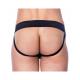 Rimba - Leather Jock StrapBackless String with wide elastic