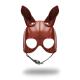 Liebe Seele - Leather Mask with Ears - Black, Brown Gold