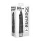 7 17 cm Realistic Vibrating Dildo - Black