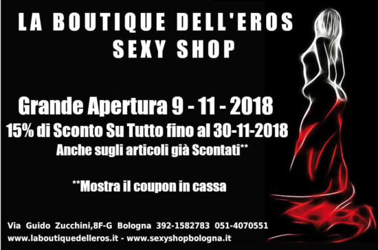 La Boutique dell'Eros Sexy Shop Bologna Coupon Sconto