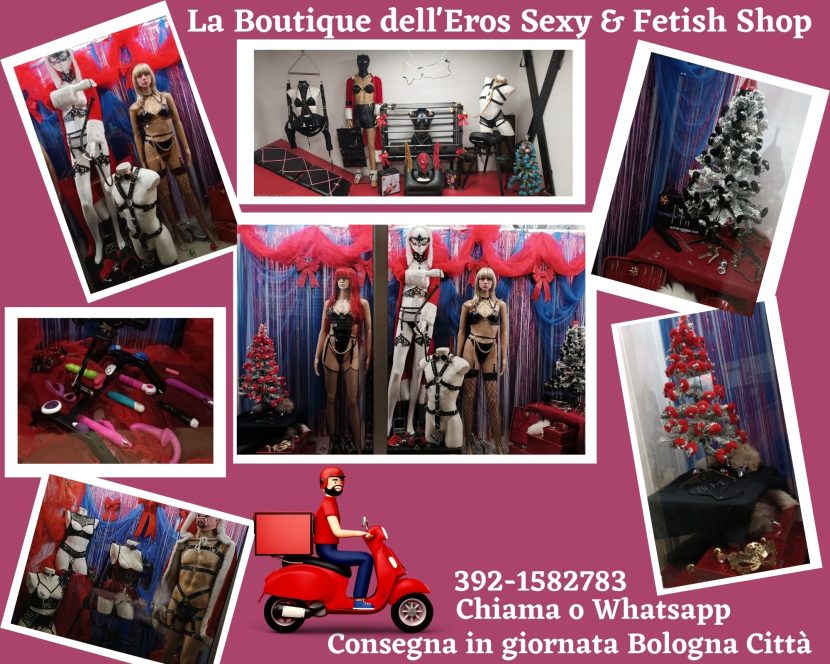 Babbo-Natale-consegna-giornata Boutique-Eros-Sexy-Fetish-Shop-Bologna
